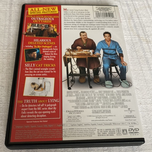 🎬PRICING🎬 Meet the Patents DVD with Robert De Niro and Ben Stiller - Bonus Ed. - Picture 4 of 7
